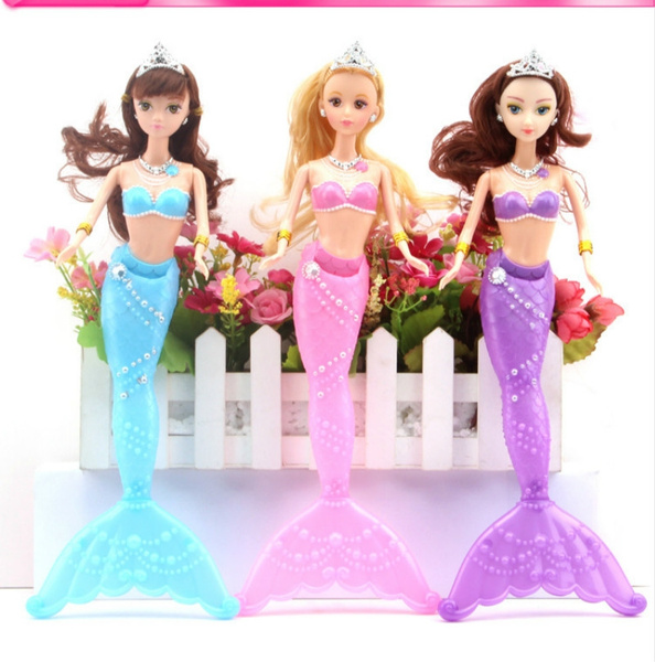 Meerjungfrau Prinzessin Puppen Cute Sea Magd Mädchen Kinder Spielzeug 