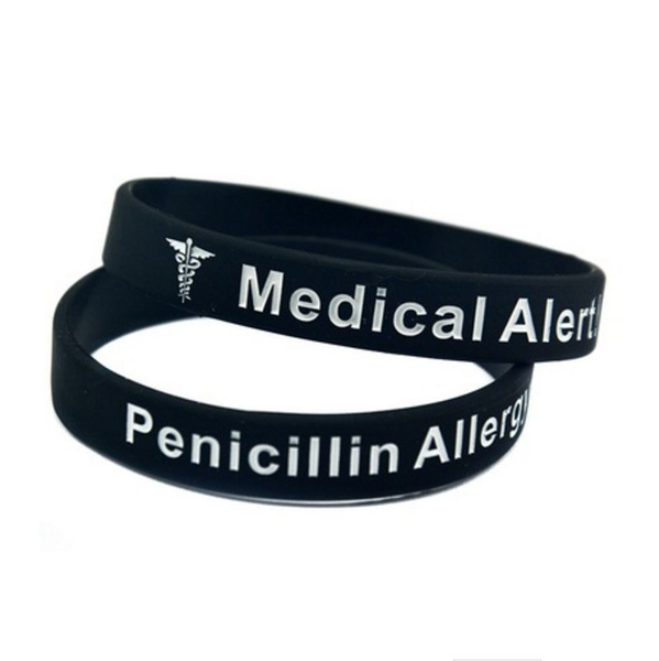 Nameinhea Custom Medical Alert Bracelets for Women Men Free Engraved  Adjustable Stainless Steel Waterproof Emergency Medical