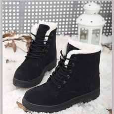 2017 Women Warm Fur Lined Snow Boots Casual Short Boots