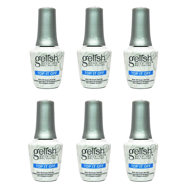 Gelish Harmony 0.5 Fluid Oz. SoakOff TopItOff Sealer Gel Polish Coat