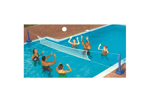 Swimline 9186 In Ground Swimming Pool Volleyball Game 