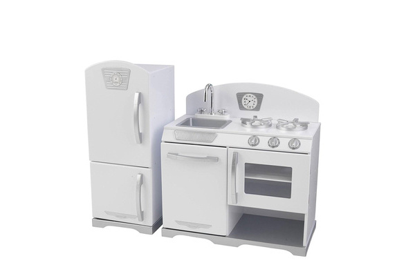 Kidkraft 2 piece retro hot sale kitchen