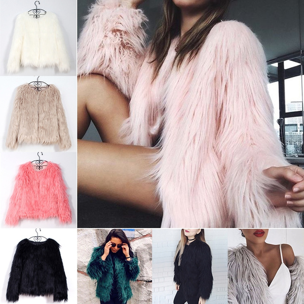 fake fur jacket womens