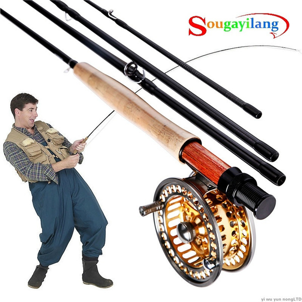 Fly Fishing Rod Set 2.7M/9Ft Fly Rod and 7/8 Reel Combo Set Fishing Tackle  PESCA