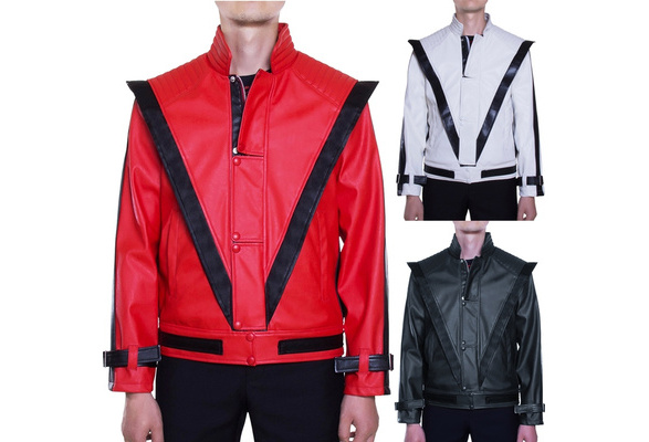 LICENSED MICHAEL JACKSON THRILLER DELUXE JACKET FANCY DRESS COSTUME