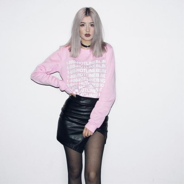 Pink shop bling sweatshirt