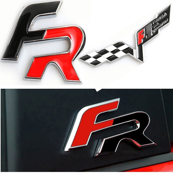 FR Racing Flag Metal Truck Window Car stickers emblem badge for Seat leon  FR+ Cupra Ibiza Altea Exeo Formula Racing Car Styling, Wish