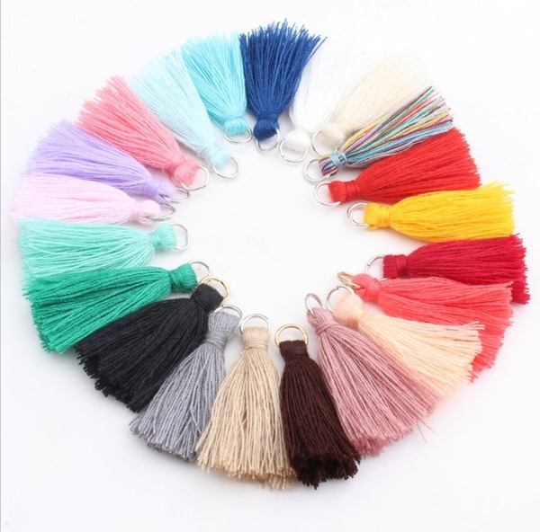 40pcs Mini Tassels,Cotton Tassles 35mm mix Tassels,Cotton,Tassles ...