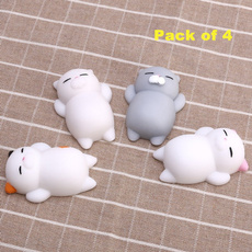 Kawaii Slow Soft Rising Squishy Cute Mini Cat Squeeze Toy Stress Reliever Kids Toy Gift