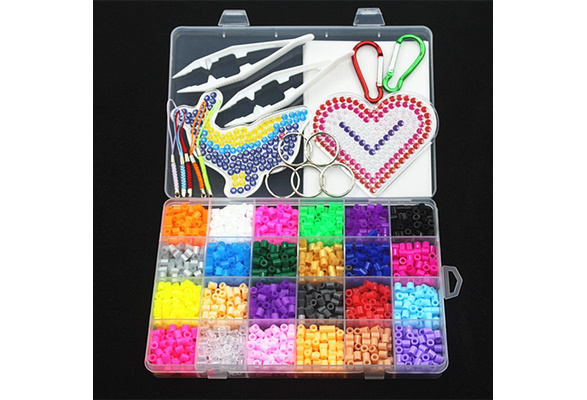 5mm For Perler/Hama Beads Kit Kids Fun DIY Craft 24/36 Colours Set Gift  Toys AU