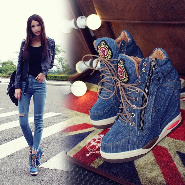 canvas sneaker wedges