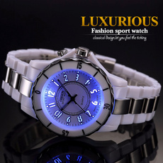 LED Watch, Box, quartz, Waterproof Watch