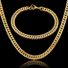 goldplated, Chain Necklace, necklaces for men, Fashion