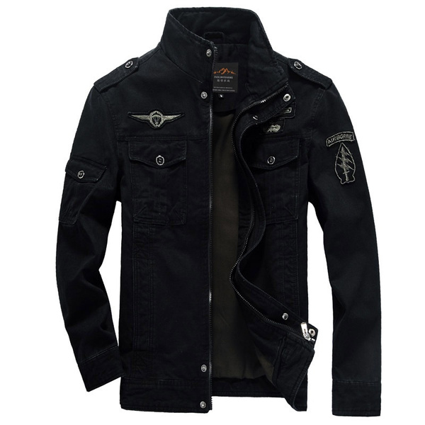 Denim jacket clearance military