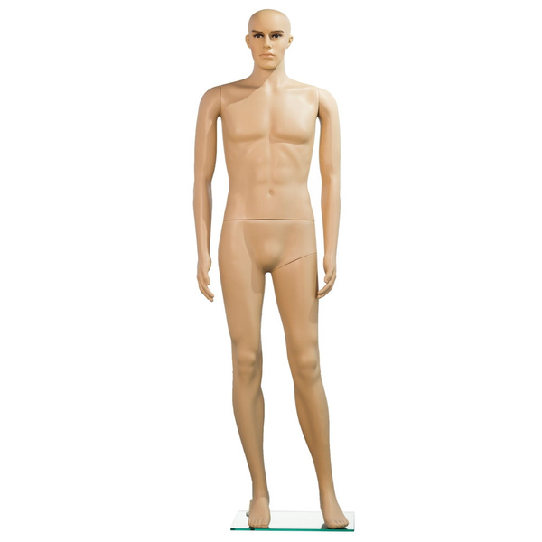 Details about   Male Full Body Realistic Mannequin Display Head Turns Dress Form w/Base 185cm 