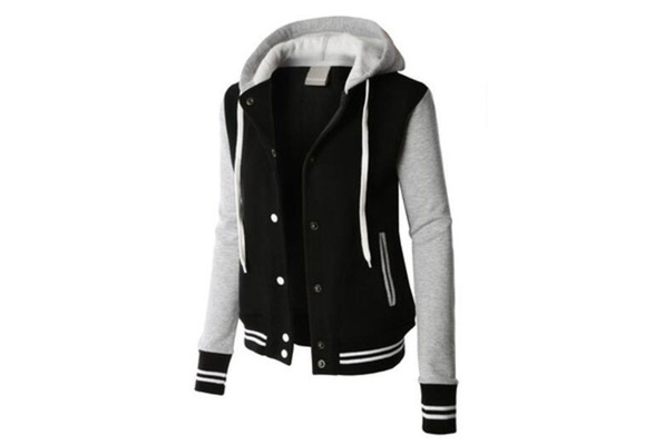 baseball hoodie jacket