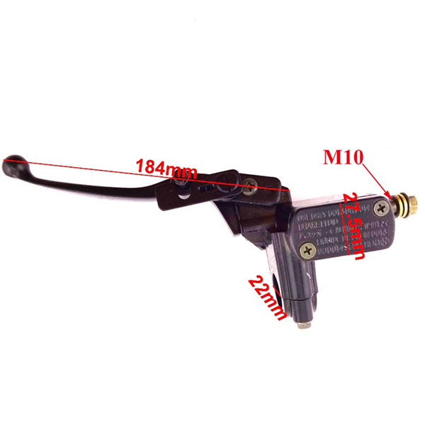 Thin LEFT Side Black Brake Lever Handle 90cc 110cc 125cc 140cc PIT PRO Dirt Bike - Foto 2