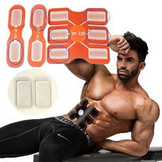 (Only Pad*6pc) ABS Six pad Abdominal Exerciser Muscle Training Fitness Gear Fitpad Gel Pad TP (Size: 6pcs)