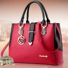 Women Fashion Handbags Simple Shoulder Bag Hasp 