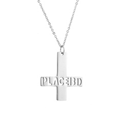 musicjewelry, Cross necklace, Vintage, Stainless Steel