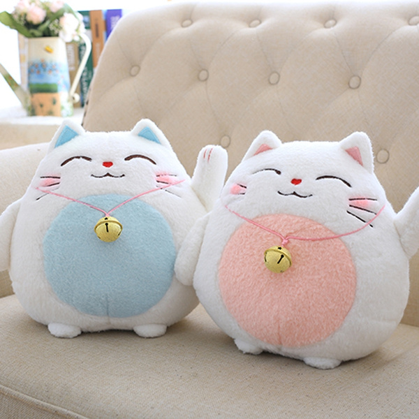 lucky cat plush toy