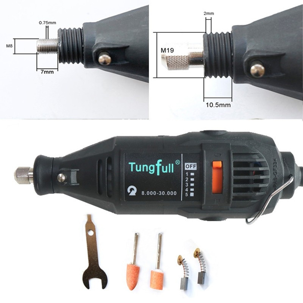 Tungfull Mini Electric Hand Drill Electric Mini Drill Power Tool Mini  Dremel Rotary Tool Polishing Machine Electric Grinder