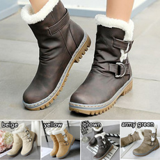 ankle boots, Flats, Fashion, fur