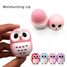 Candy Color Owl Shape Moisturizing Lip Balm Natural Plant Sphere Lipstick Fruit Flavor Lip Pomade Makeup Beauty Cosmetic