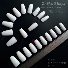 acrylicartificialfalsenailtip, Beauty, fullcoverballerinafalsenailtip, Cover