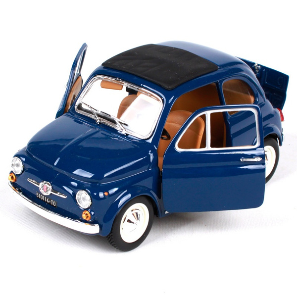 Yellow Bburago 1965 Fiat Diecast Model Car 1:24 Scale Yellow Bburago 1965 Fiat Diecast Model Car 1:24 Scale
