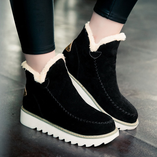 ladies flat winter shoes