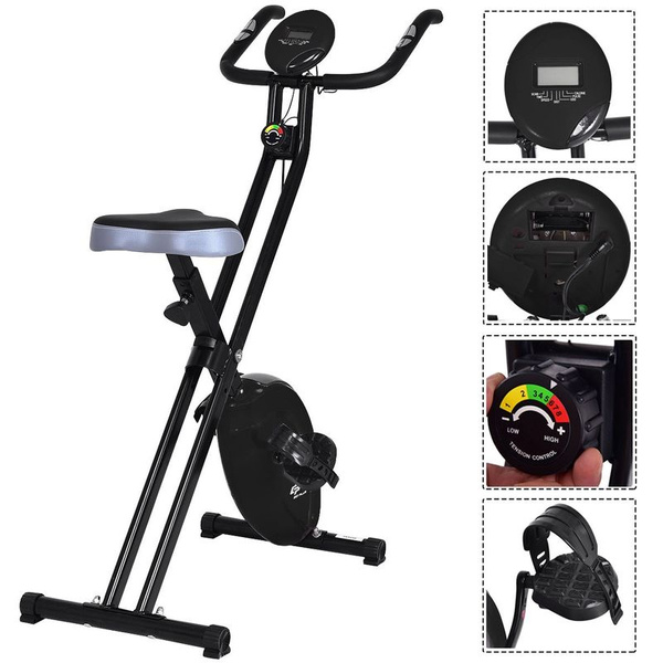 Fitness Fahrrad Heimtrainer Trimmrad Hometrainer Ergometer mit LCD-Display