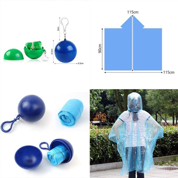 Portable raincoat sales ball