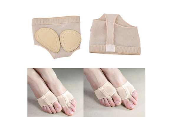 Foot Undies Lyrical Toe Shoes Belly Ballet Dance Foot Thongs Protective Toe Undies Half Lyrical Shoes  Socks