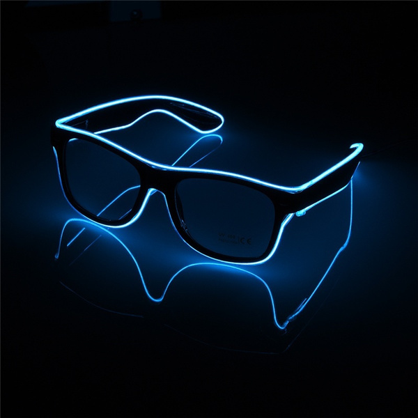 neon light glasses