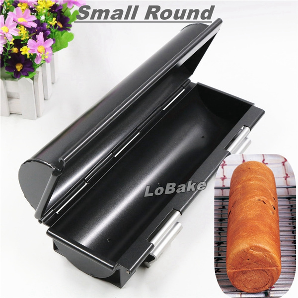 Toast Mold Round Cylinder Shaped Bread Mold Loaf Pan Round Metal Bakeware