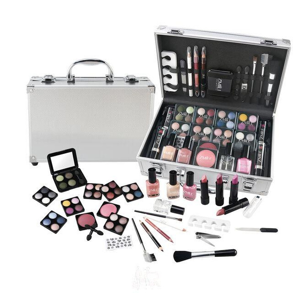 Estuche de maquillaje Set Alu Calidad profesional con manicura francesa 58  piezas | Wish