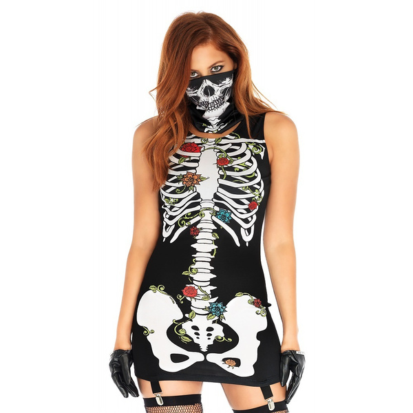 sexy skeleton dress
