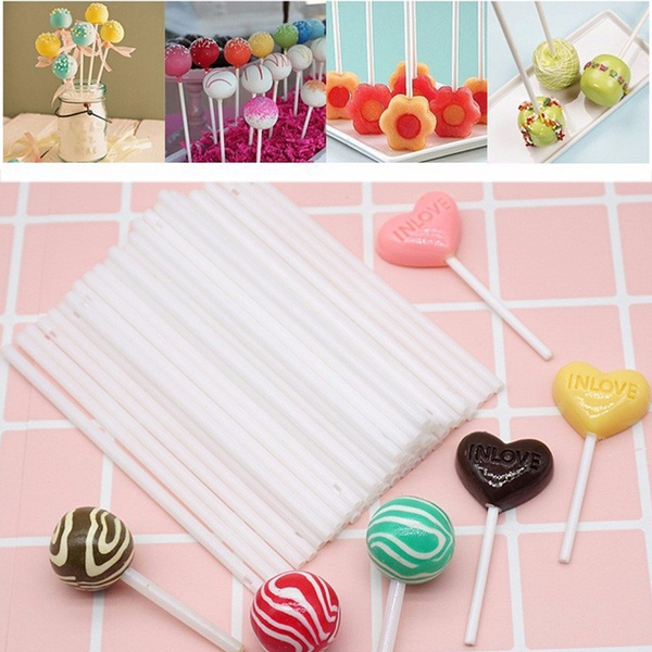 8cm/15cm Lollipop Stick Food-Grade Paper Pop Sucker Sticks Cake