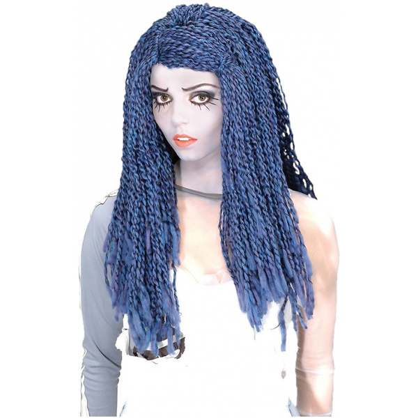 Corpse Bride Blue Wig for Women