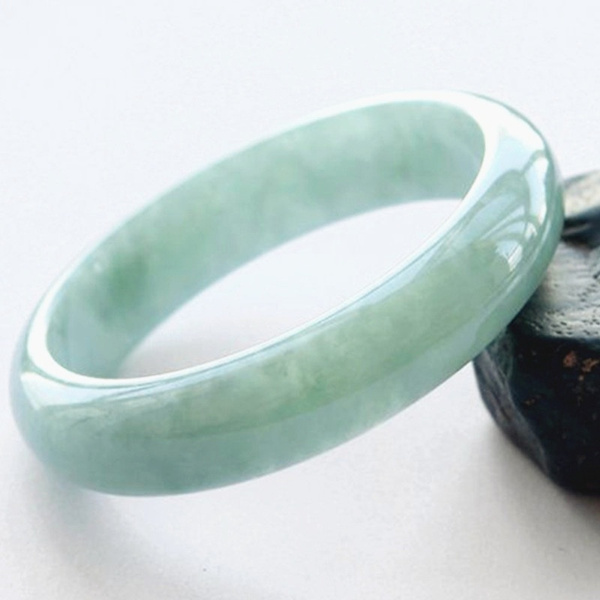 Natural Stone Bracelet - Jade (8MM, Pale Green) – Realia By Jen