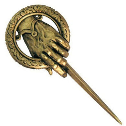 Game of Thrones Inspired Hand of the King Antique Bronze Lapel Pin Large Brooch