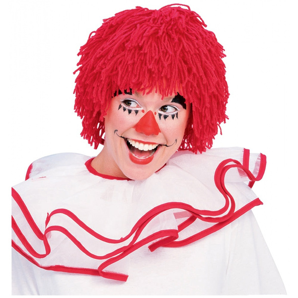 red rag doll wig