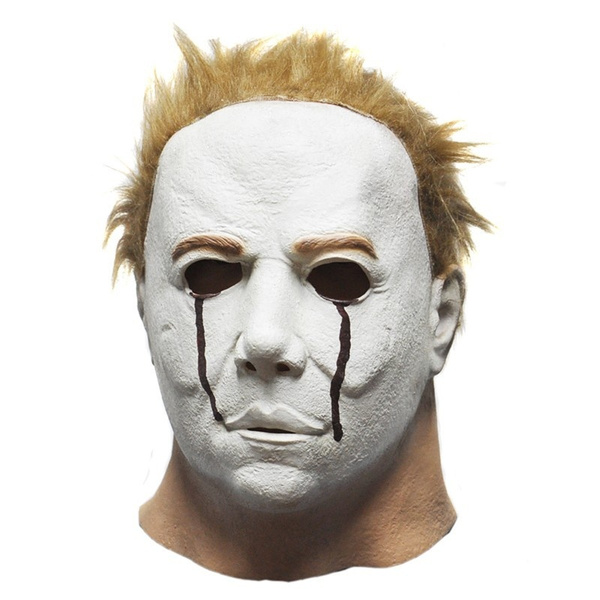 Tear Scary Michael Myers Mask Horror Movie Halloween Cosplay Adult