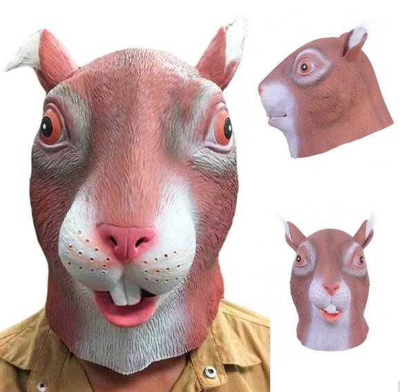 Halloween Masquerade Lovely Squirrel Animal Masks Natural Rubber Latex Full Head Adult Mask Cosplay Party | Wish Halloween Masquerade Lovely Squirrel Animal Masks Natural Rubber Latex Full Head Adult Mask Cosplay Party | Wish