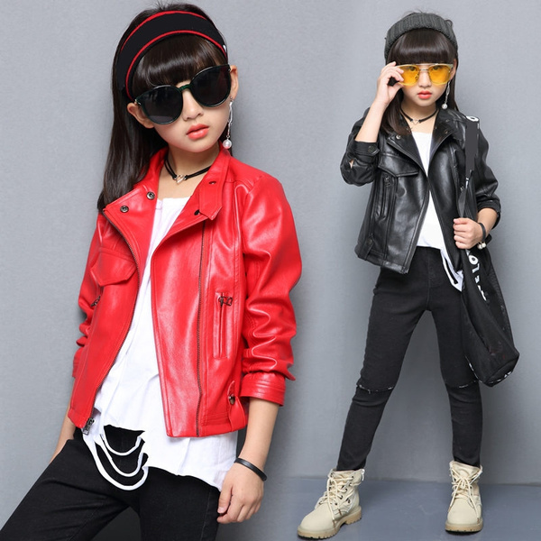 Buy The Twins Dream Girls Leather Jacket Kids Leather Jackets Boys  Motorcycle Jacket Girls Coat Online at desertcartINDIA