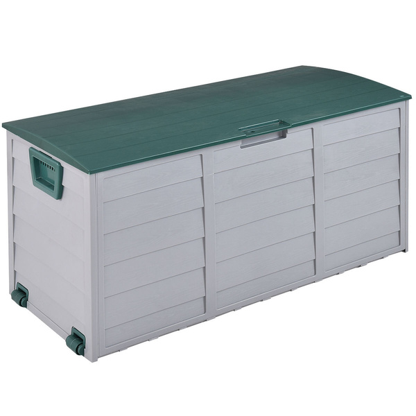 Deck Storage Box Outdoor Patio Garage Shed Backyard Garden Tool Box Container Wish