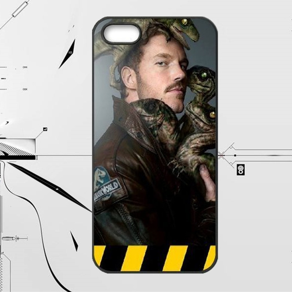 Funny Phone Case Jurassic World Chris Pratt Phone Case For IPhone 5 5S 4 6 6s And Samsung Galaxy S5 S6 S7 Note4 5