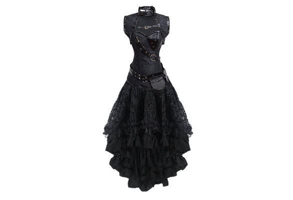 Floriano Custom Made Overbust Steampunk Corset Dress