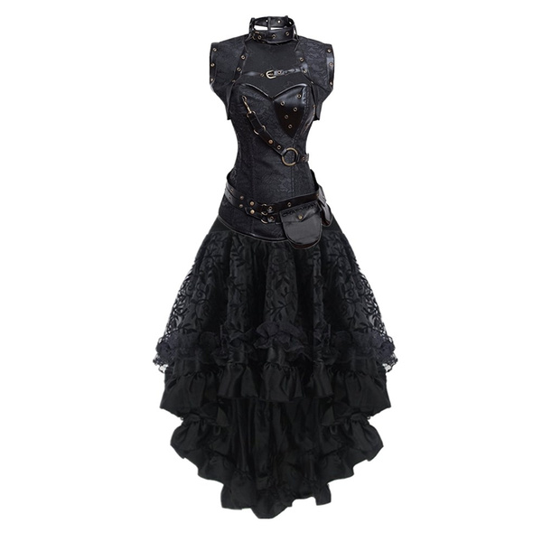 Victorian Steampunk goth overbust corset - Clothing